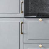 Classic Zinc Alloy Long Solid Cabinet Handles and Knobs