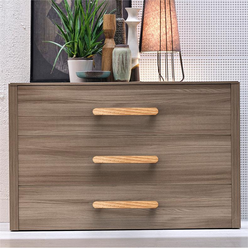 Wooden Furniture Handle Natural Walnut Kitchen Cabinet Handles