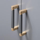 Two-Color Splicing Aluminum Alloy Cabinet Handles