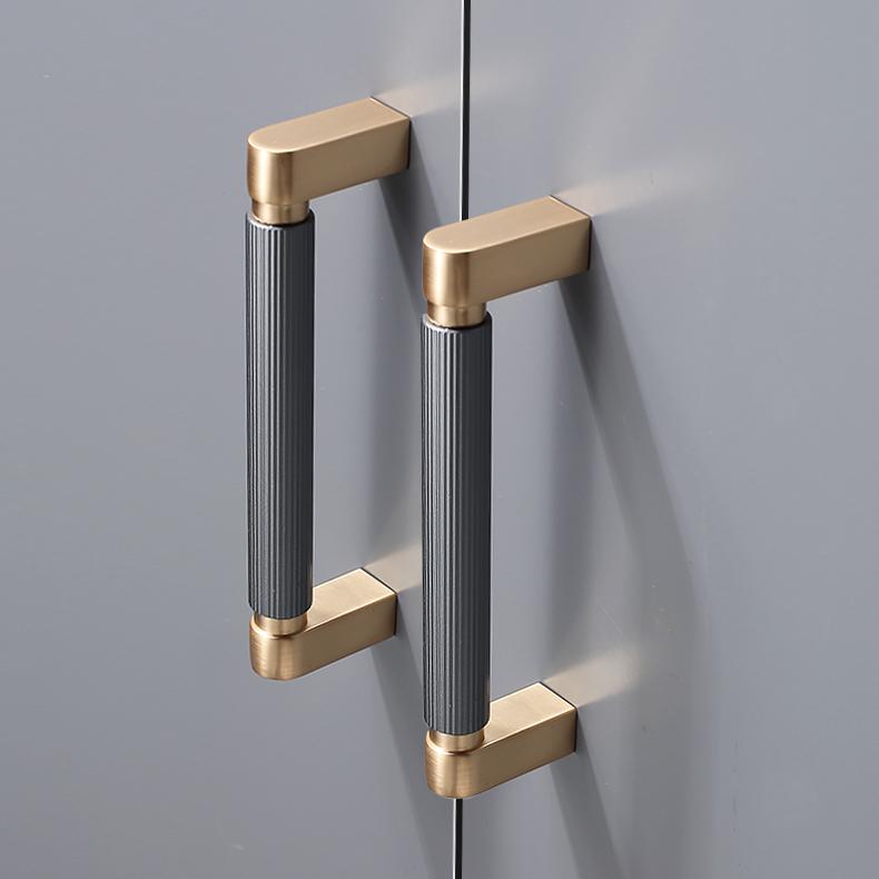 Two-Color Splicing Aluminum Alloy Cabinet Handles