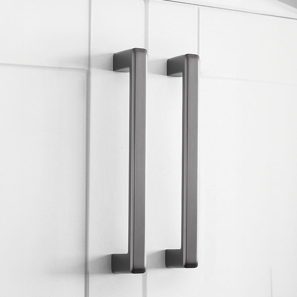 Classic Square Zinc Alloy Kitchen Cabinet Handles and Knobs