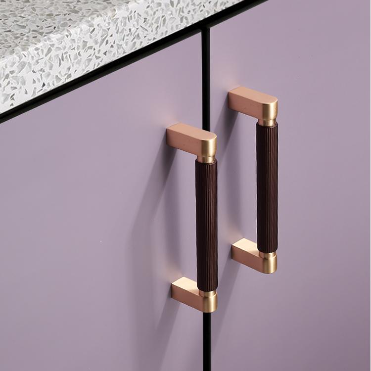 Two-Color Splicing Aluminum Alloy Cabinet Handles