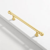 Modern Zinc Alloy Gold Brass Drawer Cabinet Handle