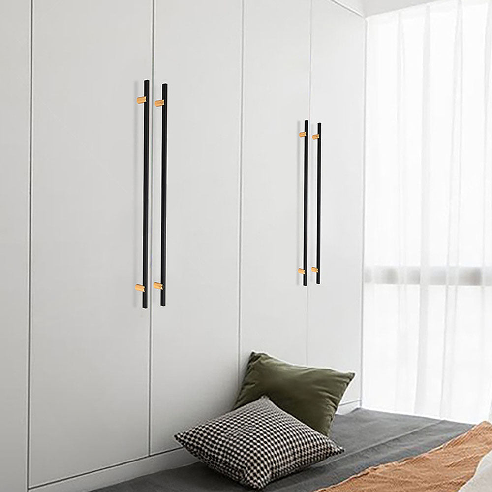 Modern Two-tone Long Wardrobe Cabinet Door Handle