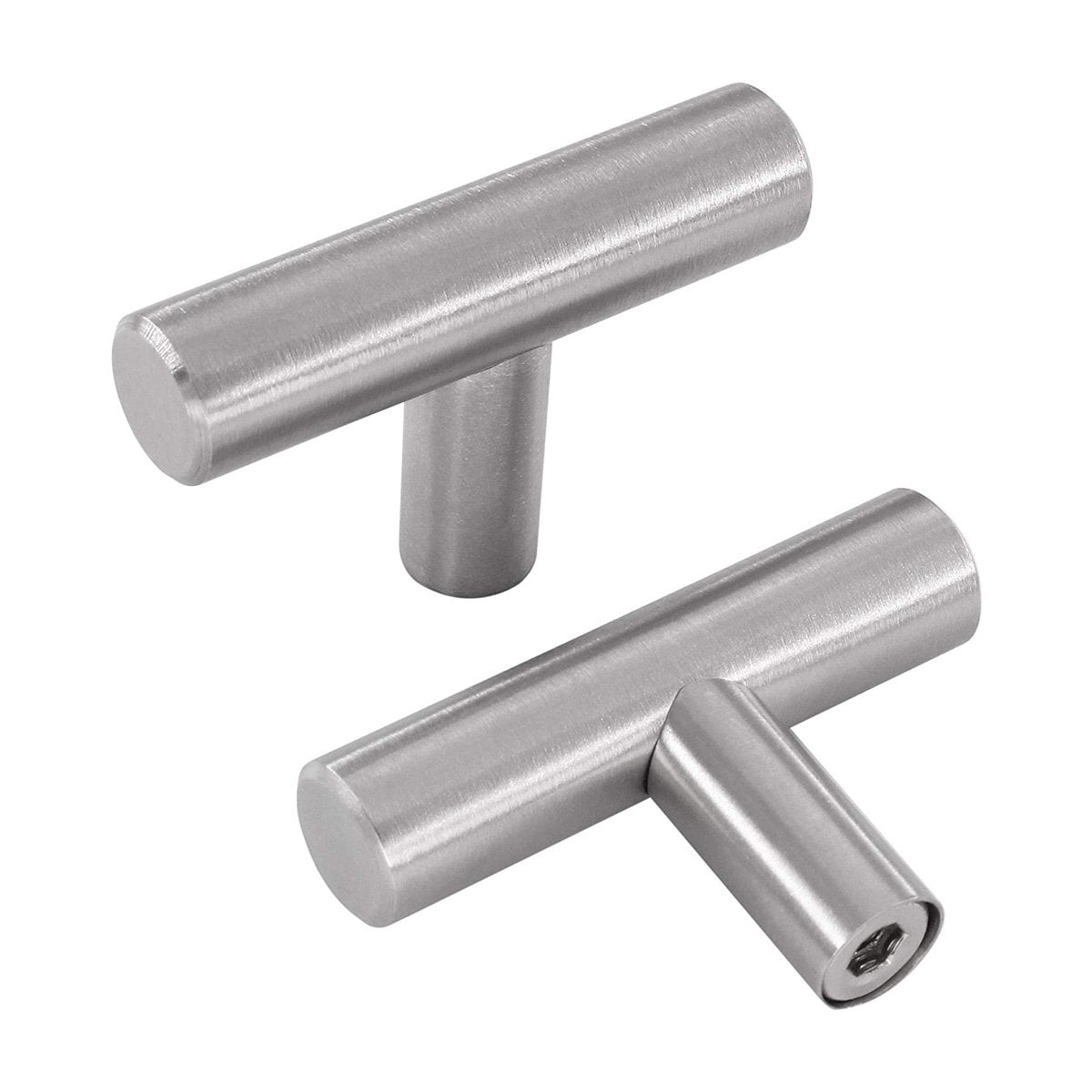 Brushed Nickel Kitchen Cabinet Bar Pulls