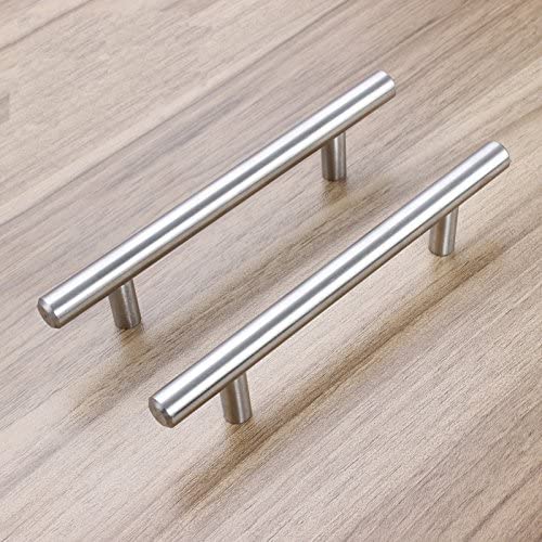 Brushed Nickel Kitchen Cabinet Bar Pulls