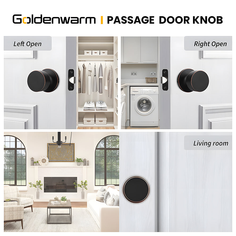 Hallway Passage Door Knobs for Living Room Doors