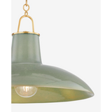 Pottersville Pendant — Artisan Ceramic Hanging Light with Rustic Warm Downlight