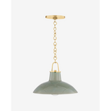 Pottersville Pendant — Artisan Ceramic Hanging Light with Rustic Warm Downlight
