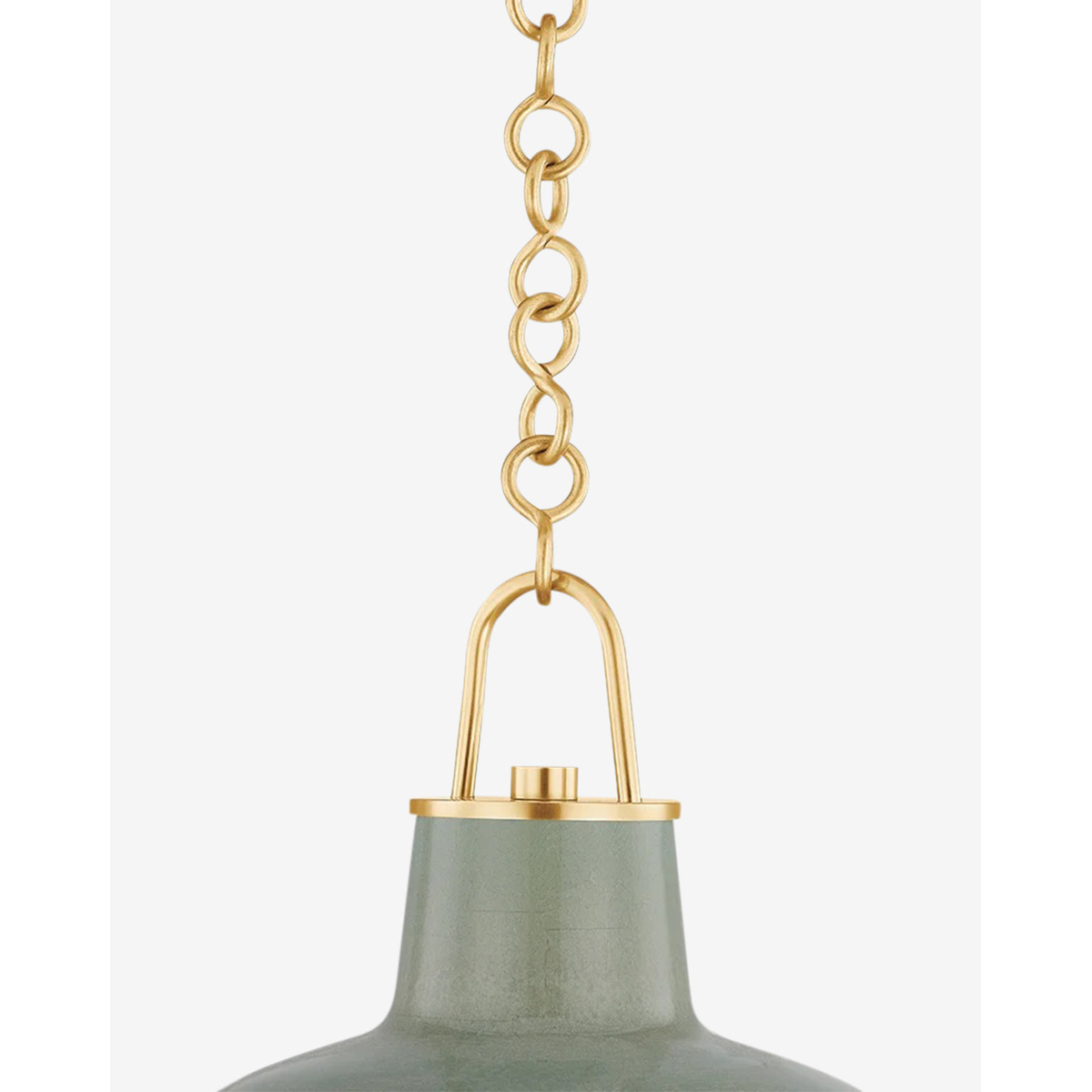 Pottersville Pendant — Artisan Ceramic Hanging Light with Rustic Warm Downlight
