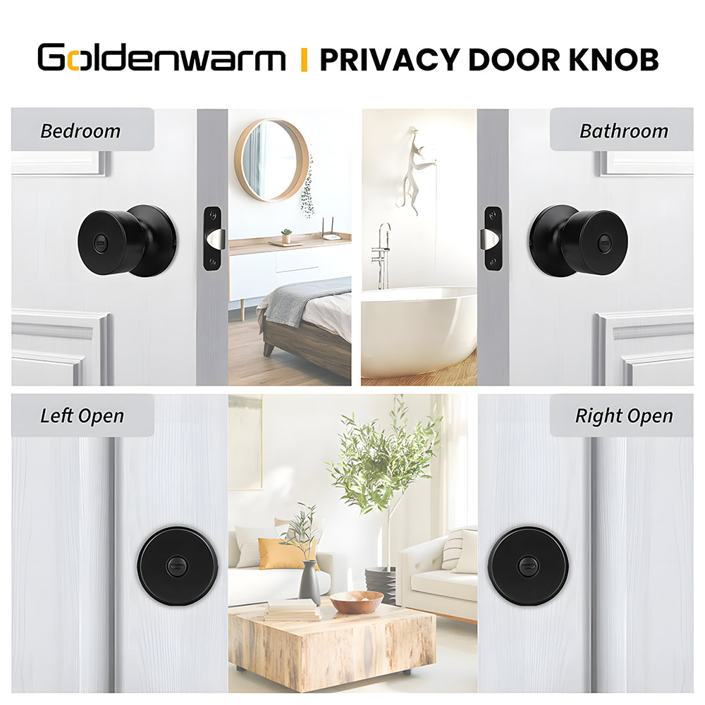 Interior Privacy Bulk Door Knobs for Bedroom Bathroom