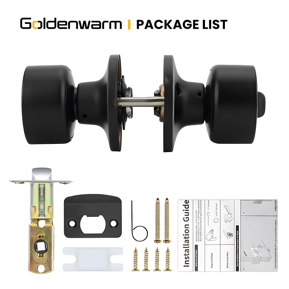Interior Bulk Door Knob for Bedroom or Bathroom