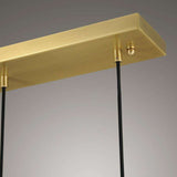 Rain Drops 3 Lights Rectangular Chandelier - Enchanting Glow & Modern Elegance