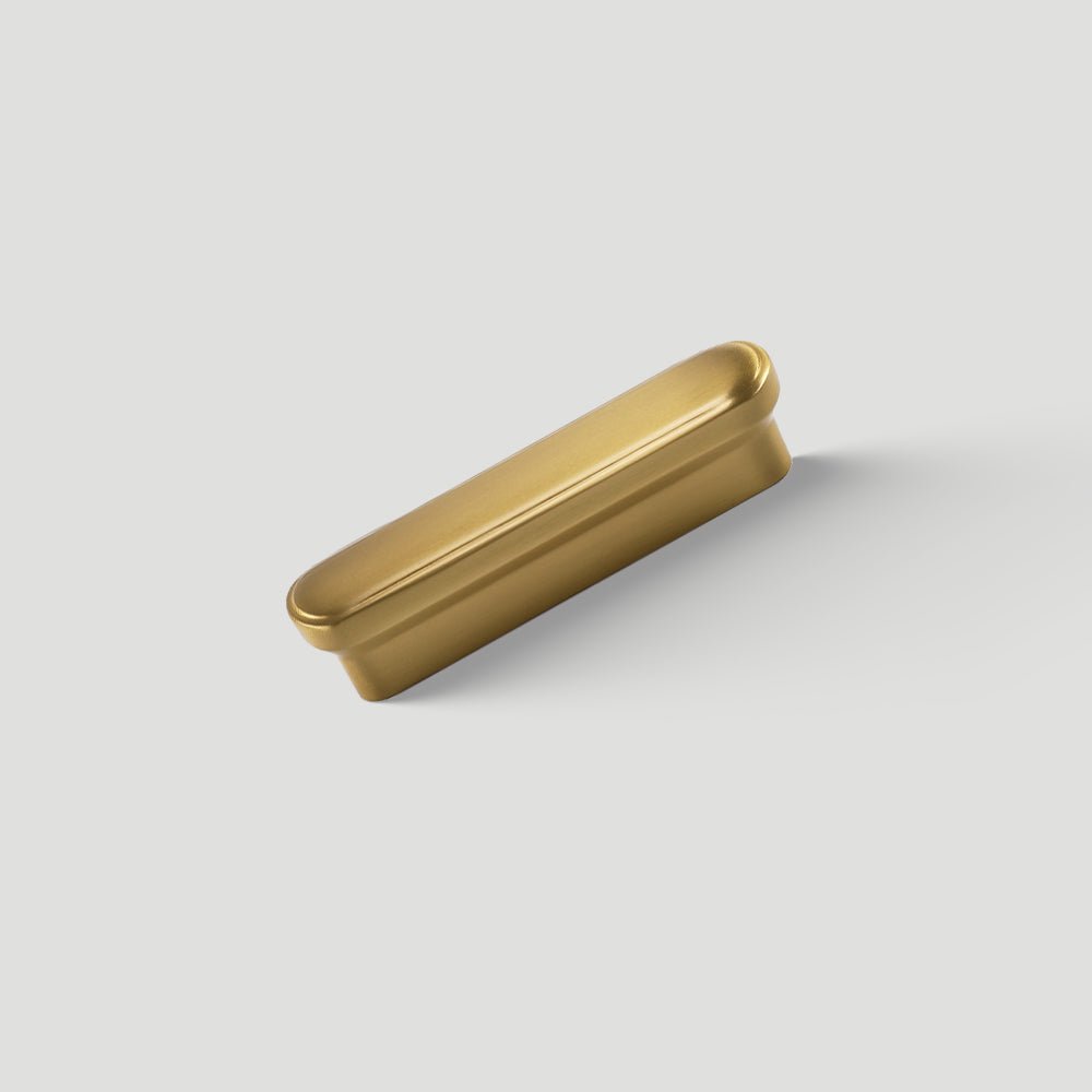 Retro Brass Kitchen Cabinet Edge Pulls
