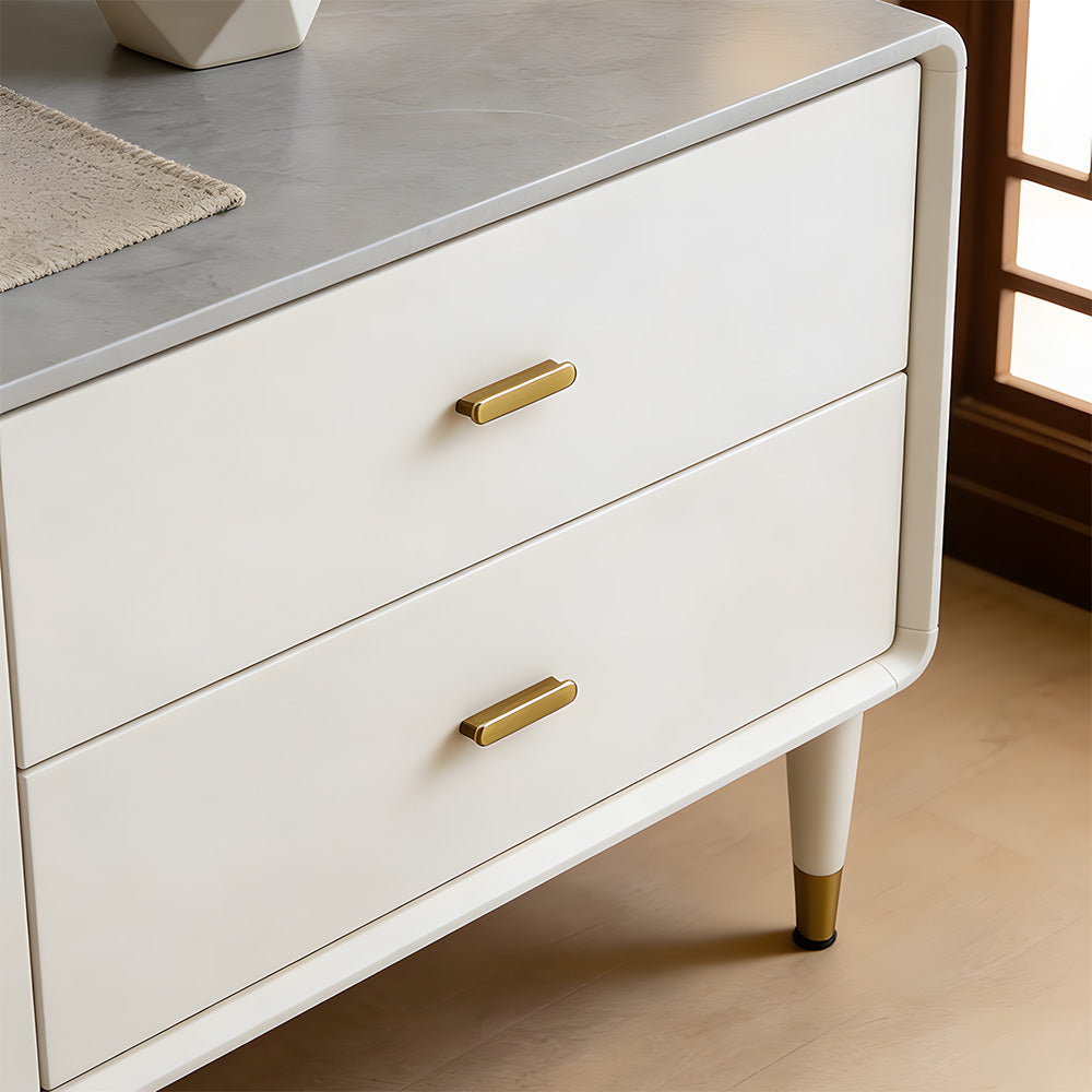 Retro Brass Kitchen Cabinet Edge Pulls