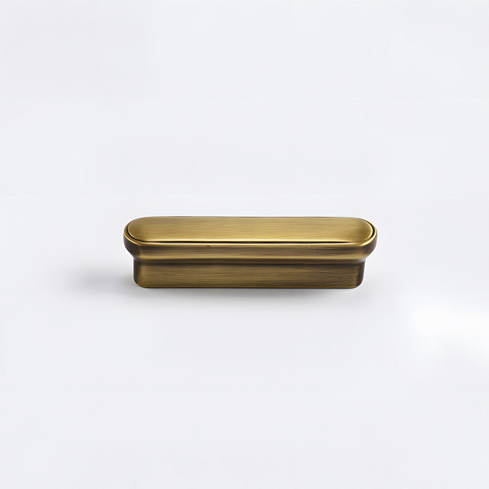 Retro Brass Kitchen Cabinet Edge Pulls