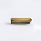 Retro Brass Kitchen Cabinet Edge Pulls
