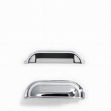 Retro Shell Solid Brass Wardrobe Drawer Cup Pulls