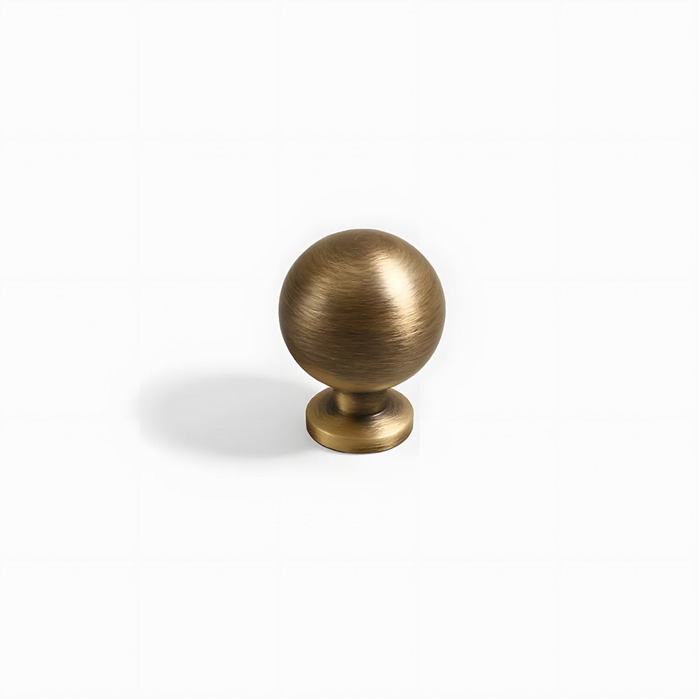 Retro Shell Solid Brass Wardrobe Drawer Cup Pulls