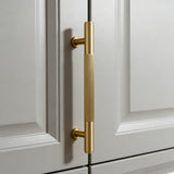 Vintage Lined Aged Bronze Brass Cabinet Pulls