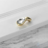 Gold Crystal Kitchen Cabinet Handles