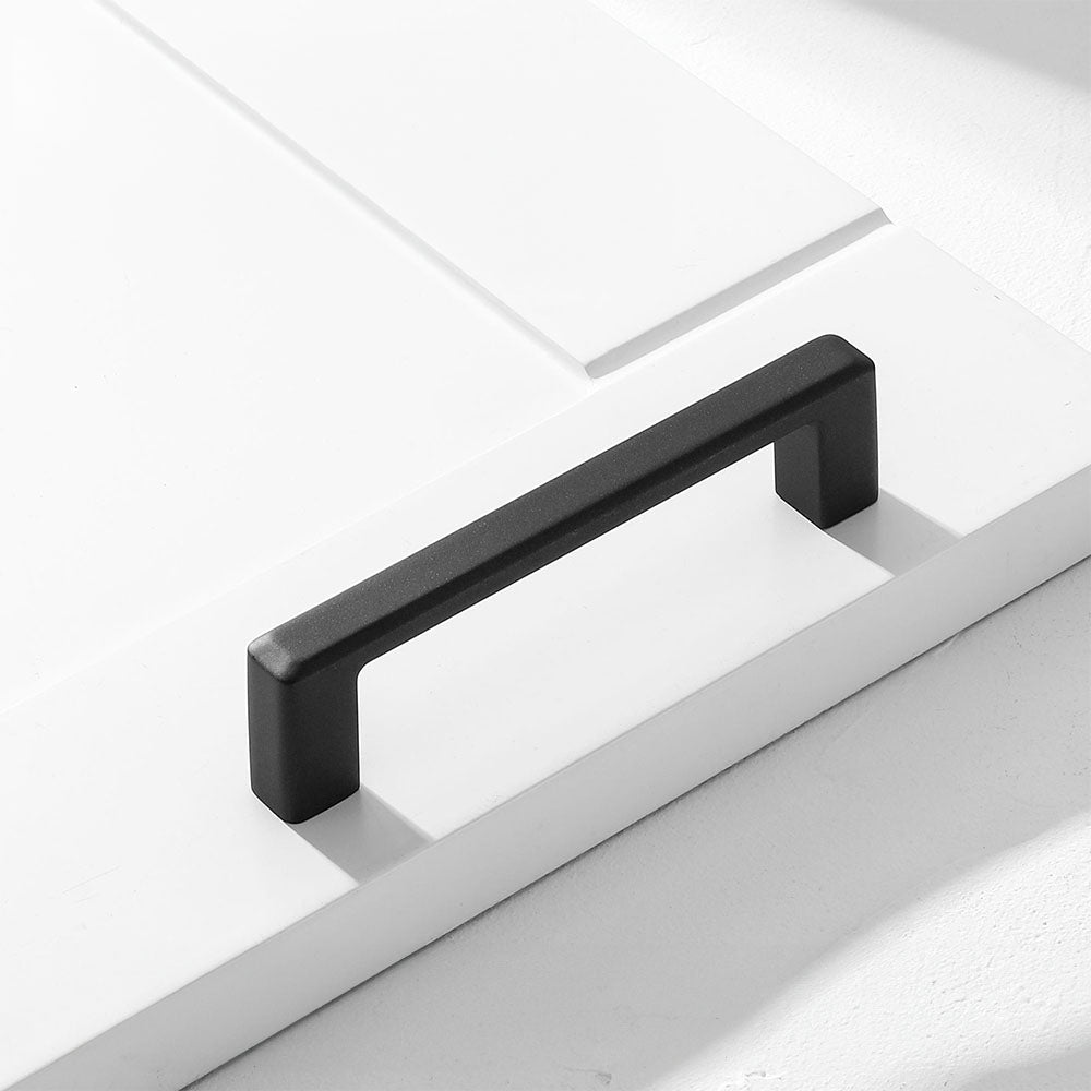 Classic Square Zinc Alloy Kitchen Cabinet Handles and Knobs