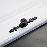 Drawer Pulls Handles Cabinet Door Handle With Plate Flower