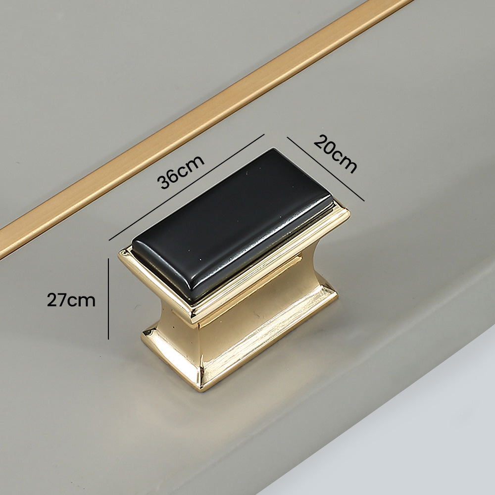 Modern Black Gold  Wardrobe Cabinet Pulls
