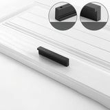 Modern Black Invisible Finger Edge Cabinet Pull