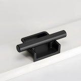 Art Deco Aluminum Alloy Recessed Door Pulls Cabinet Handles