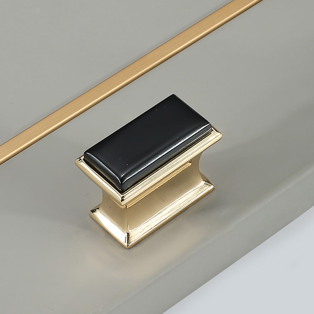 Modern Black Gold  Wardrobe Cabinet Pulls