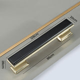 Modern Black Gold  Wardrobe Cabinet Pulls