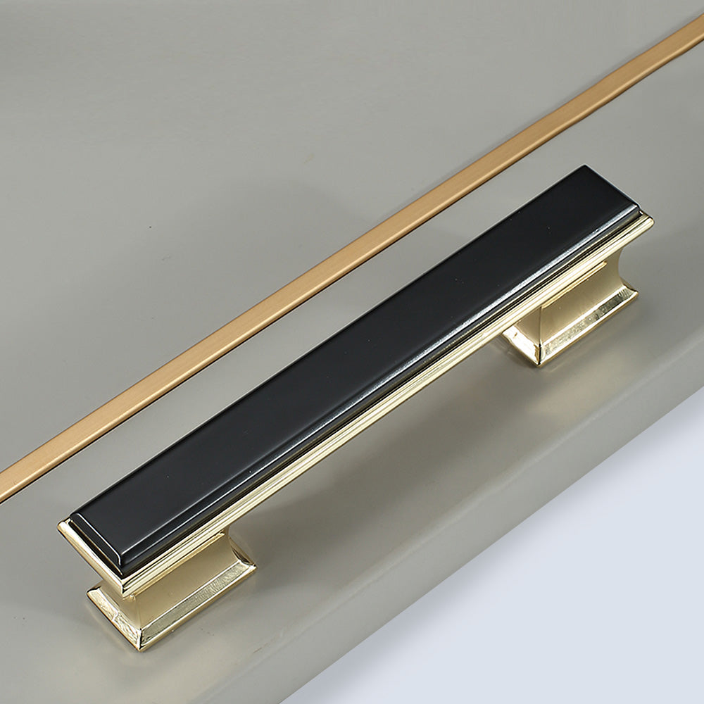 Modern Black Gold  Wardrobe Cabinet Pulls