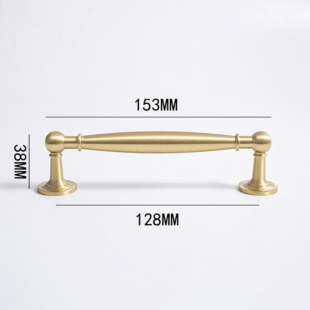 European Style Gold Wardrobe Cabinet Door Handle