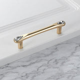 Gold Crystal Kitchen Cabinet Handles