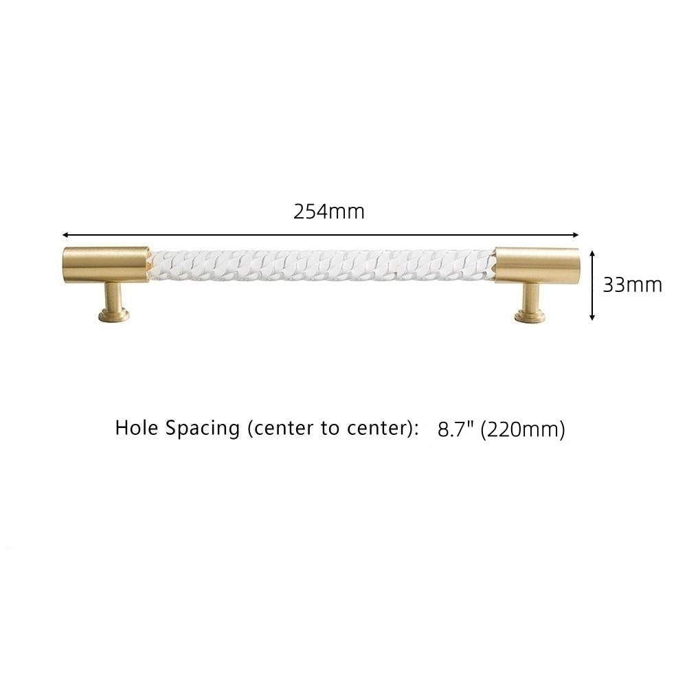 Transparent Acrylic Cabinet Drawer Dresser T Bar Handles