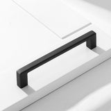 Classic Square Zinc Alloy Kitchen Cabinet Handles and Knobs