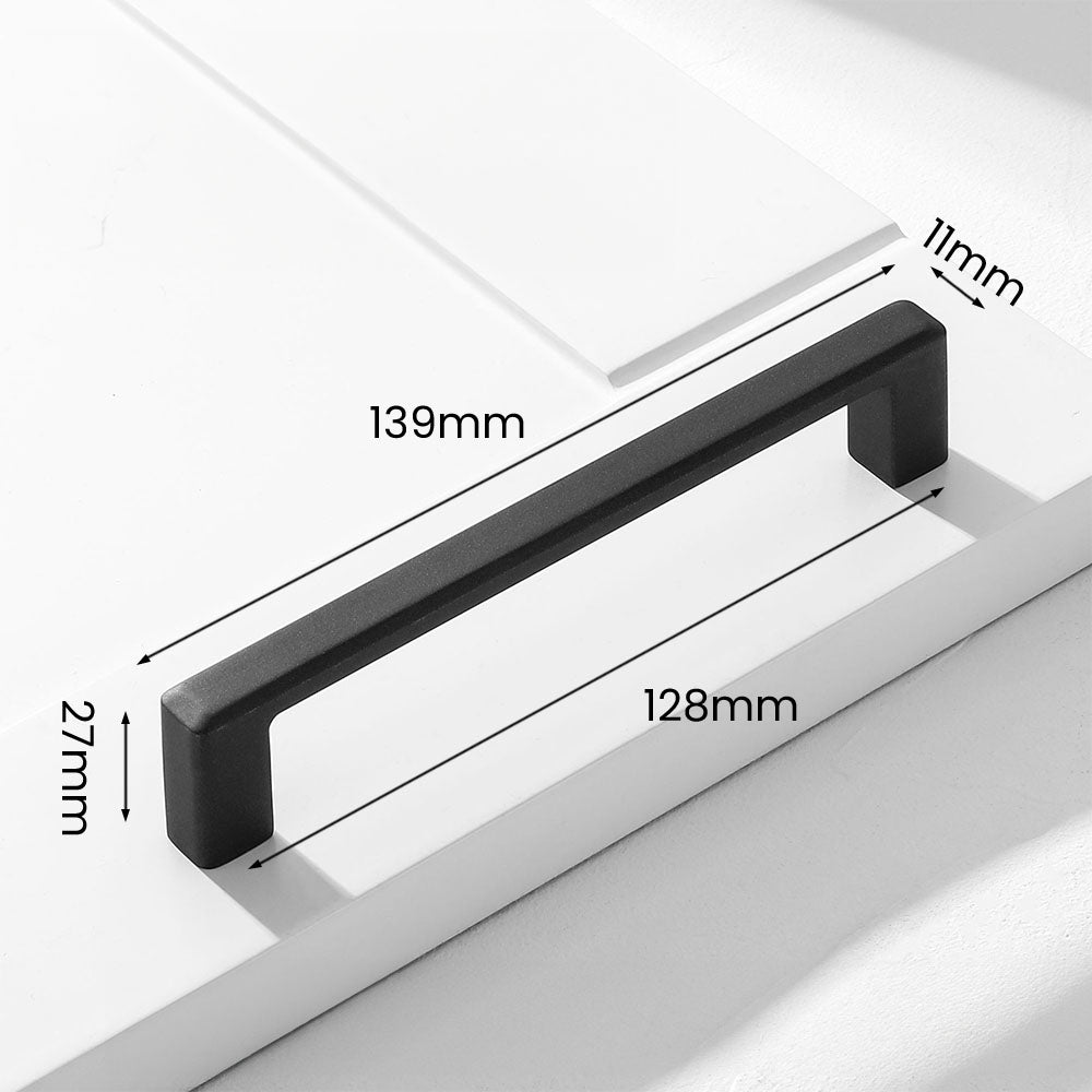 Classic Square Zinc Alloy Kitchen Cabinet Handles and Knobs