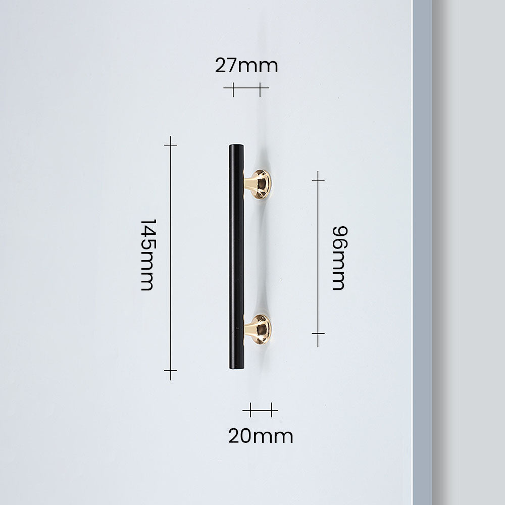 Modern Minimalist High-End Black Long Cabinet Door Handle