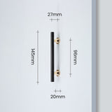 Modern Minimalist High-End Black Long Cabinet Door Handle