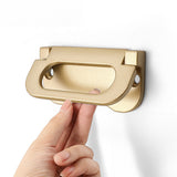 Modern Hidden Flush Cabinet Handles for Living Room