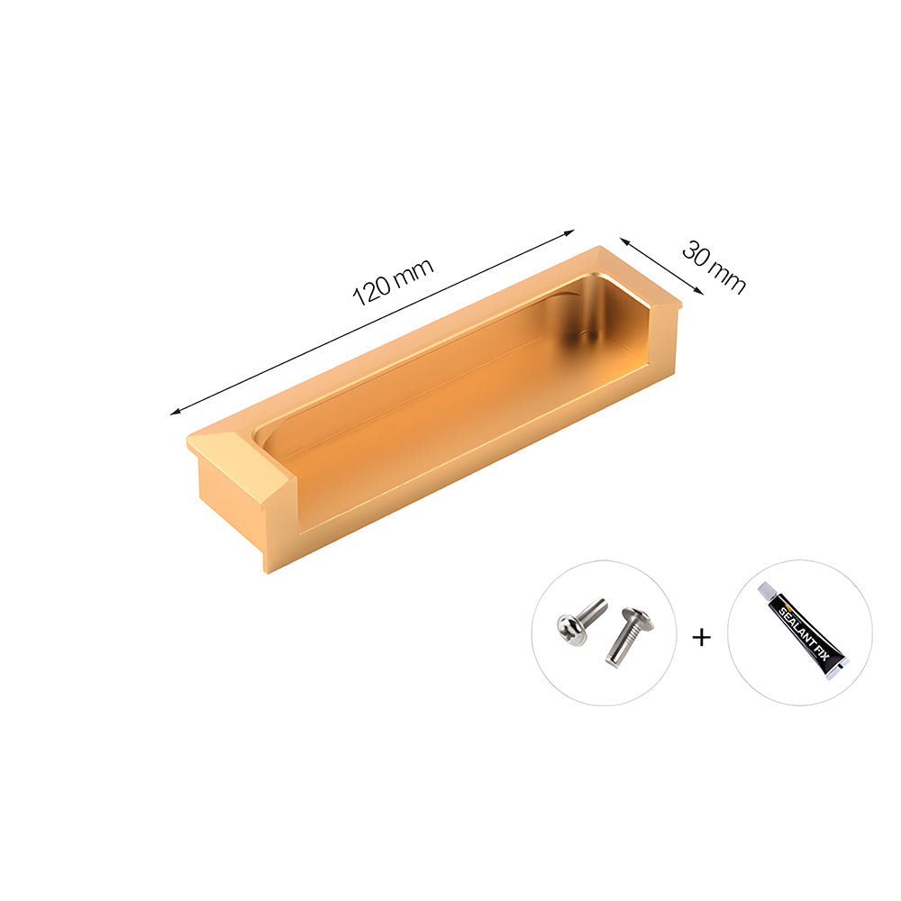 Stylish Recessed Flush Finger Pull for Cabinet