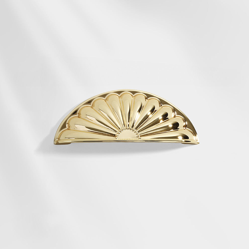 3 Inch Antique Shell Cabinet Cup Pulls