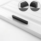 Modern Black Invisible Finger Edge Cabinet Pull