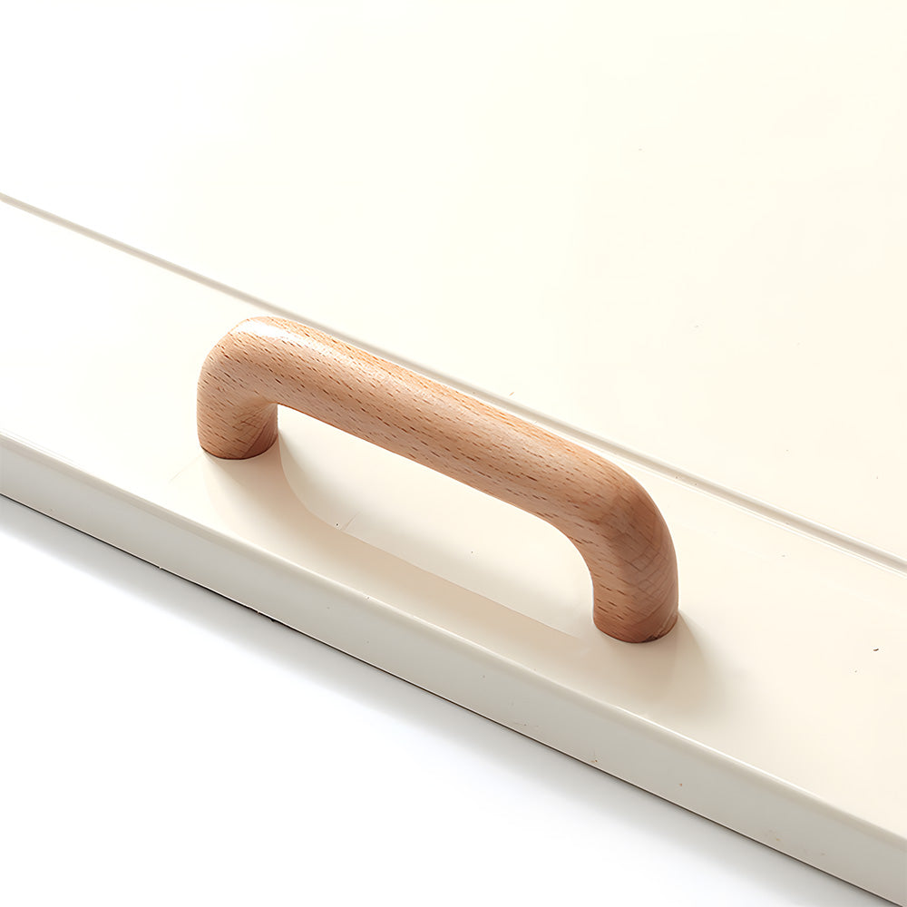 Nordic Solid Wood Cabinet Door Wardrobe Handle