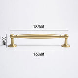 European Style Gold Wardrobe Cabinet Door Handle