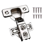Soft Close Cabinet Door Hinges Stainless Steel Concealed Kitchen Cabinet Hinges with Mounting Screws and Manual