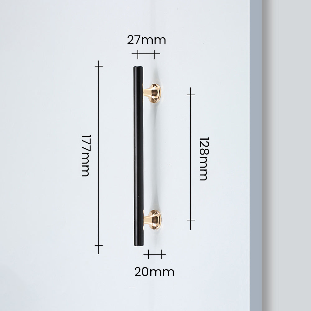 Modern Minimalist High-End Black Long Cabinet Door Handle