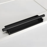 Art Deco Aluminum Alloy Recessed Door Pulls Cabinet Handles