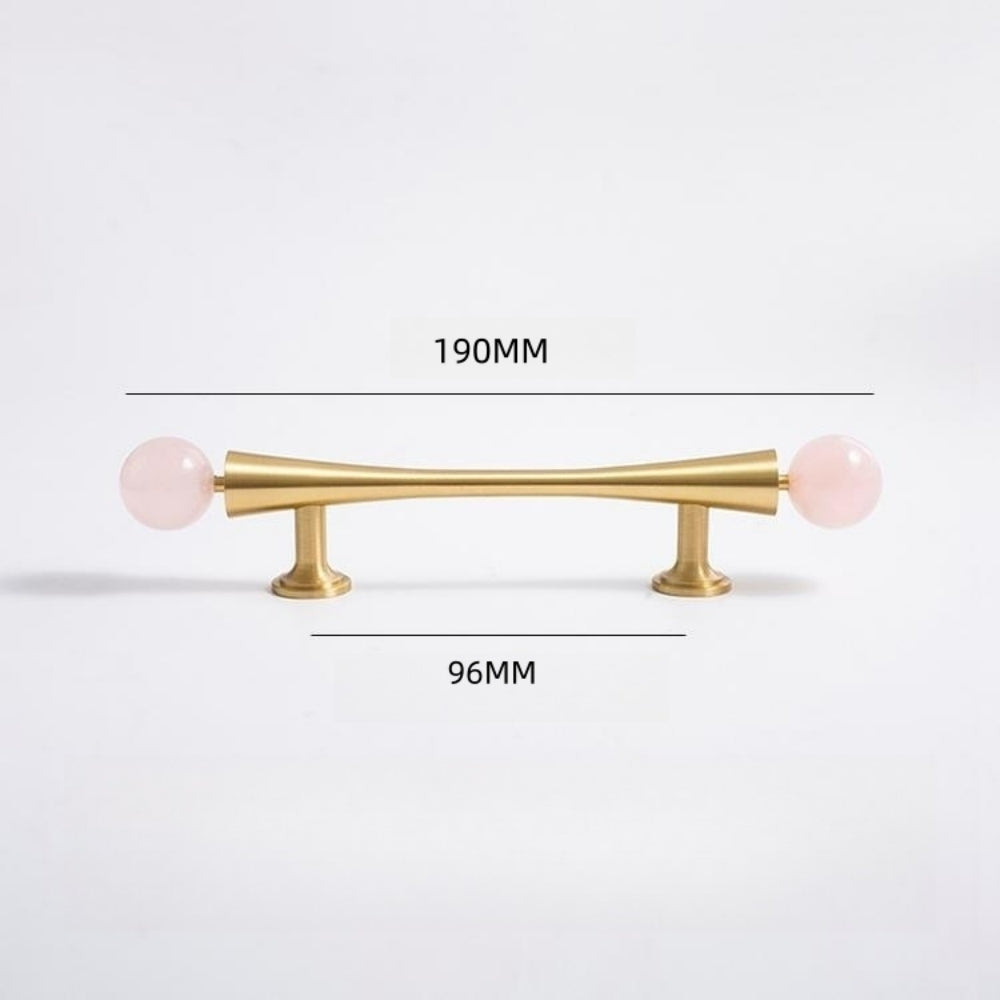 Personality Crystal Brass French Light Luxury Style Wardrobe Cabinet  Pull